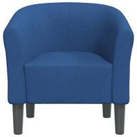 Kuipstoel stof blauw 3