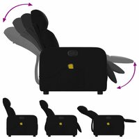 Massagestoel met Zwarte Stof 5