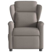 Massagestoel verstelbaar stof taupe 3