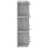 Spiegelkast met LED-verlichting 70x16,5x60 cm grijs sonoma 9