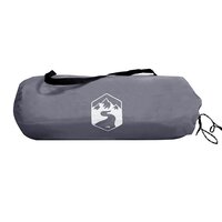 Windscherm camping waterdicht 340x130 cm grijs en oranje 9