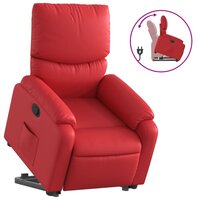 Sta-op-stoel kunstleer rood 2