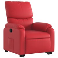Sta-op-stoel kunstleer rood 4