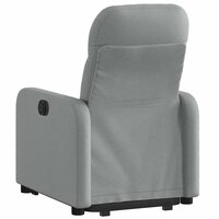 Sta-op-stoel verstelbaar stof lichtgrijs 5