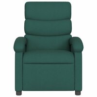 Massagestoel met donkergroene stof 4