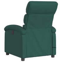 Massagestoel met donkergroene stof 6