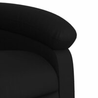 Massagestoel van zwart kunstleer 9