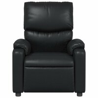 Massagestoel verstelbaar kunstleer zwart 5