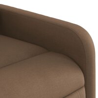 Massagestoel verstelbaar stof bruin 9