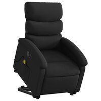 Sta-op-massagestoel elektrisch kunstleer zwart 3