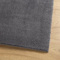 Vloerkleed HUARTE laagpolig zacht wasbaar 60x110 cm antraciet 4