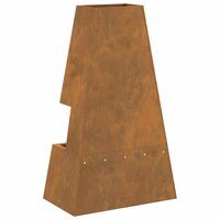Vuurkorf Bruin 60 x 35 x 100 cm Cortenstaal 7