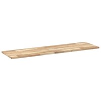 Wastafelblad 140x40x2 cm onbehandeld massief acaciahout 4