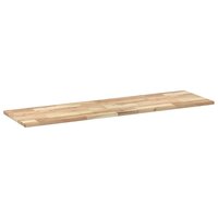 Wastafelblad 140x40x2 cm onbehandeld massief acaciahout 6