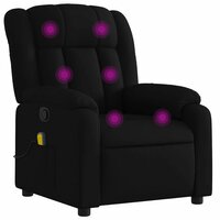 Massagestoel met zwarte stof 2