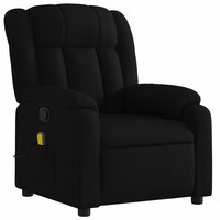 Massagestoel met zwarte stof 3