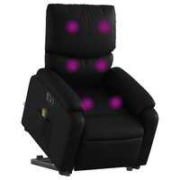 Sta-op-massagestoel elektrisch kunstleer zwart 3