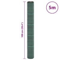 Worteldoek 1x5 m polypropeen groen 8