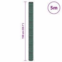 Worteldoek 1,5x5 m polypropeen groen 8