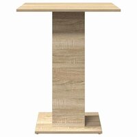 Bistrotafel 60x60x75 cm bewerkt hout sonoma eikenkleurig 5