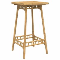 Bartafel voor buiten vierkant 55x55x100 cm bamboe 2