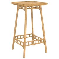 Bartafel voor buiten vierkant 55x55x100 cm bamboe 7