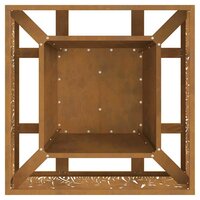 Vuurkorf Bruin 60 x 60 x 30 cm Cortenstaal 7