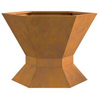 Vuurkorf Bruin 50 x 50 x 40 cm Cortenstaal 6