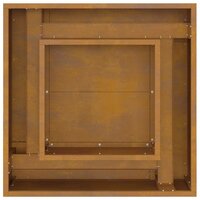 Vuurkorf Bruin 60 x 60 x 30 cm Cortenstaal 7