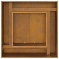 Vuurkorf Bruin 80 x 80 x 40 cm Cortenstaal 7