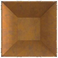 Vuurkorf Bruin 80 x 80 x 40 cm Cortenstaal 8
