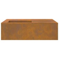 Vuurkorf Bruin 100 x 100 x 30 cm Cortenstaal 7