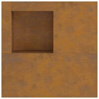 Vuurkorf Bruin 100 x 100 x 30 cm Cortenstaal 9