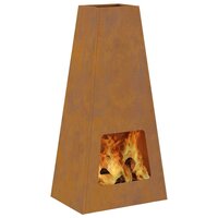 Vuurkorf Bruin 50 x 35 x 100 cm Cortenstaal 3