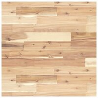 Badkamer wandschap staal en massief acaciahout 8