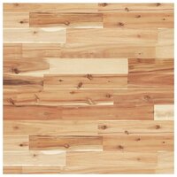 Badkamer wandschap staal en massief acaciahout 8