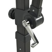 Zweefparasol met paal en LED-verlichting 250 cm bordeauxrood 9