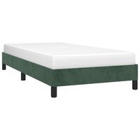 Bedframe zonder matras 90x190 cm fluweel donkergroen 4