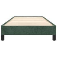 Bedframe zonder matras 90x190 cm fluweel donkergroen 5