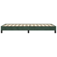 Bedframe zonder matras 90x190 cm fluweel donkergroen 6