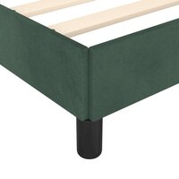 Bedframe zonder matras 90x190 cm fluweel donkergroen 7