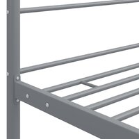 Hemelbedframe metaal grijs 180x200 cm  5
