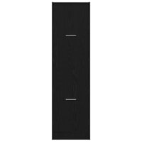 Apothekerskast Zwart eiken 40 x 41 x 144.5 cm Bewerkt hout 6