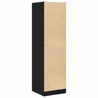 Apothekerskast Zwart eiken 40 x 41 x 144.5 cm Bewerkt hout 8