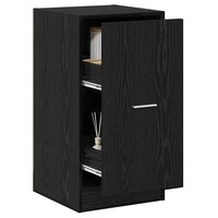 Apothekerskast Zwart eiken 40 x 41 x 77.5 cm Bewerkt hout 3