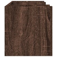 Bureau organiser 44,5x24x25 cm bewerkt hout bruin eikenkleur 5