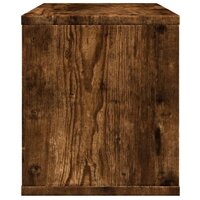 Bureau organiser 36x26x29,5 cm bewerkt hout gerookt eikenkleur 5