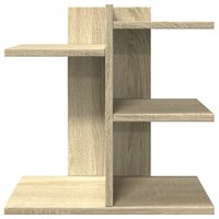 Bureau organiser 42x21,5x42 cm bewerkt hout sonoma eikenkleurig 4
