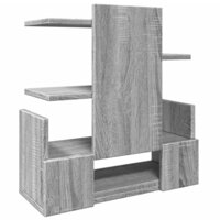 Bureau organiser 49x20x52,5 cm bewerkt hout grijs sonoma eiken 6