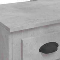 Kaptafel met LED-verlichting 90x42x132,5 cm betongrijs 8